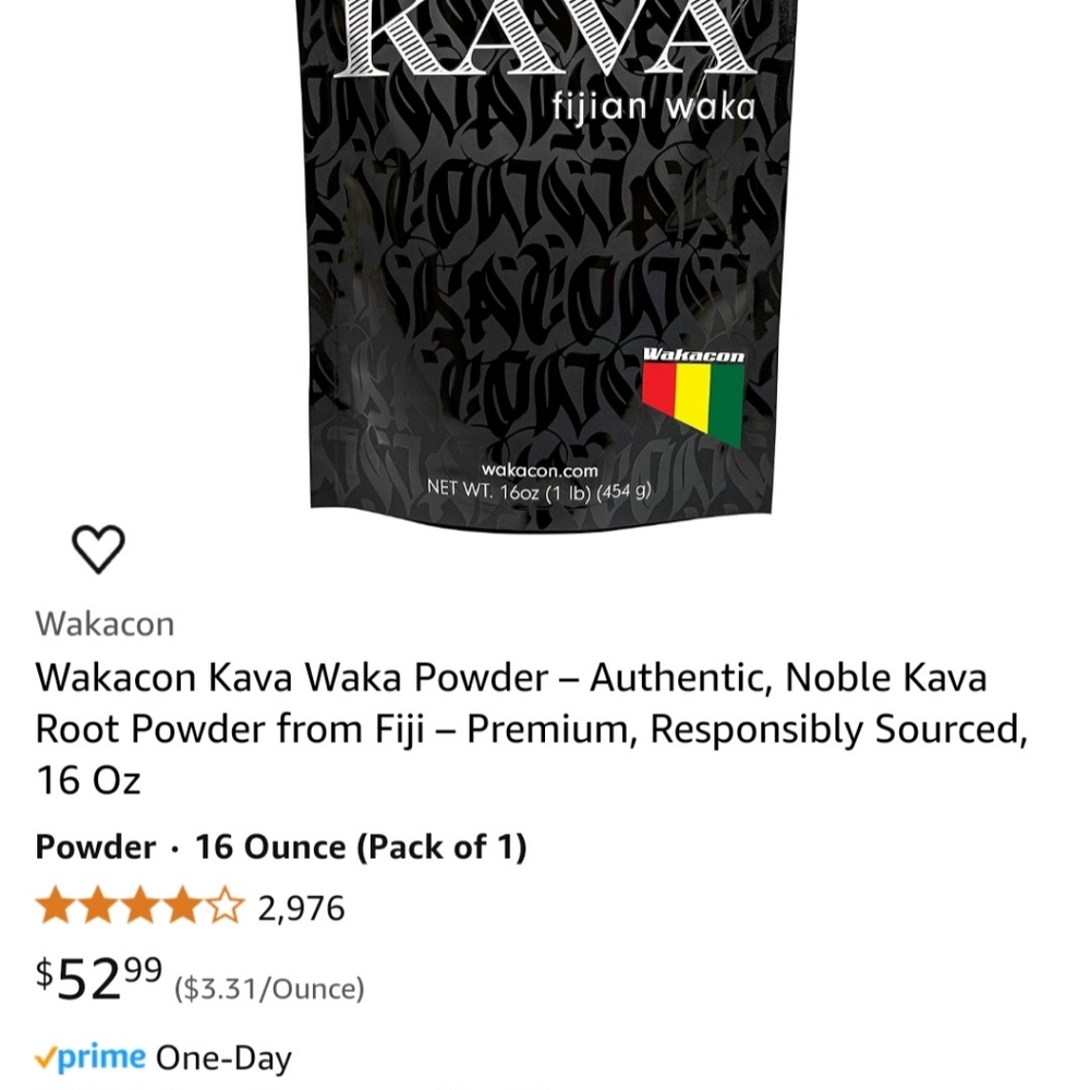 Kava powder